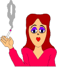 female smoker